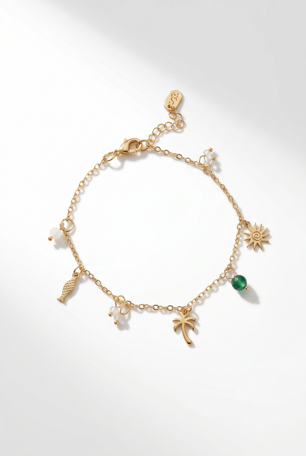 Bracelet Oasis charm doré de Shlomit