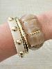 Bracelet Mina beige doré