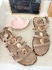 Sandales beige pierres 37