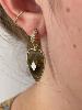 Boucles Coeur Amazonite doré