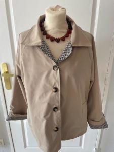 Veste trench court 36/46 beige