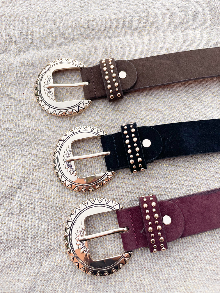 Ceinture Alba marron 90 cm