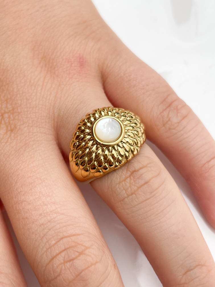 Bague Stella doré