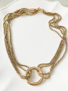 Collier Biba doré