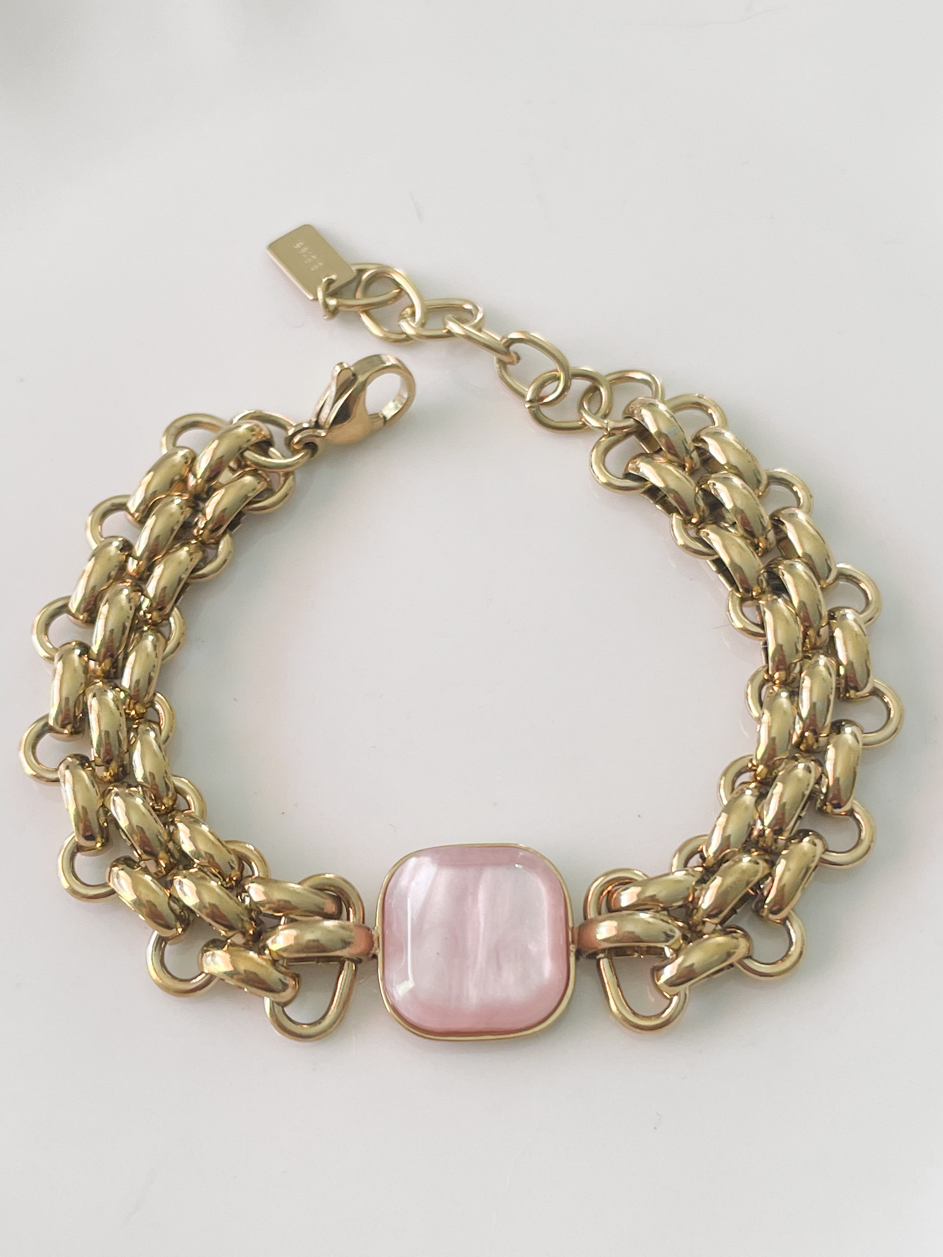 Bracelet Bianca rose doré