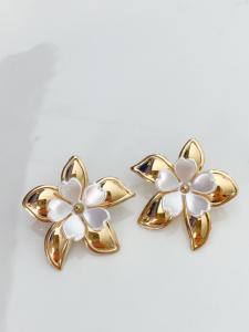 Boucles Abby grandes doré