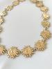 Collier soleil doré