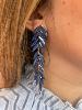 boucles Pyla bleu doré
