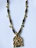Collier pierres Talisman doré