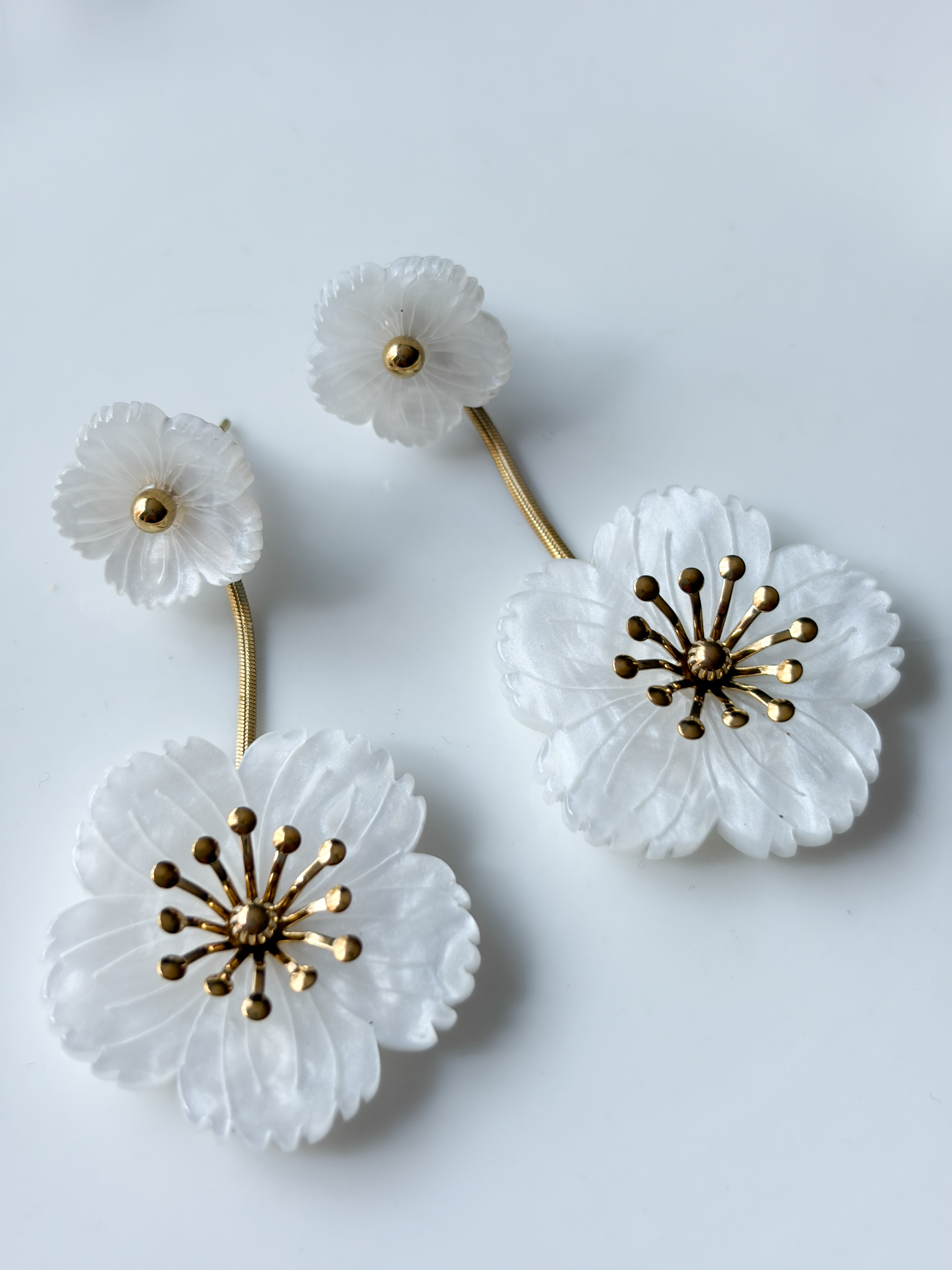 Boucles Patou longues doré