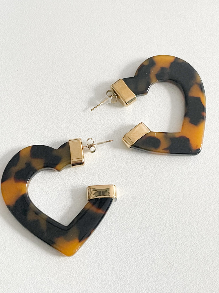 Boucles Coeur graou doré