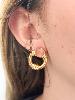 Boucles Roxy rose doré