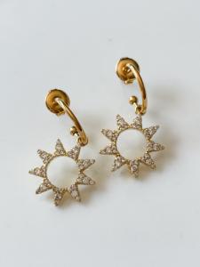 Boucles Anaé créoles doré