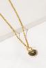 collier Mystic court gris doré de Shlomit Ofir