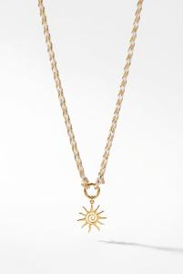 Collier Soleil beige doré de Shlomit