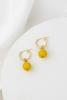Boucles Lara jaune doré de Shlomit Ofir