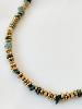 Collier Charly vert doré