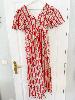 Robe fleurs roses 36