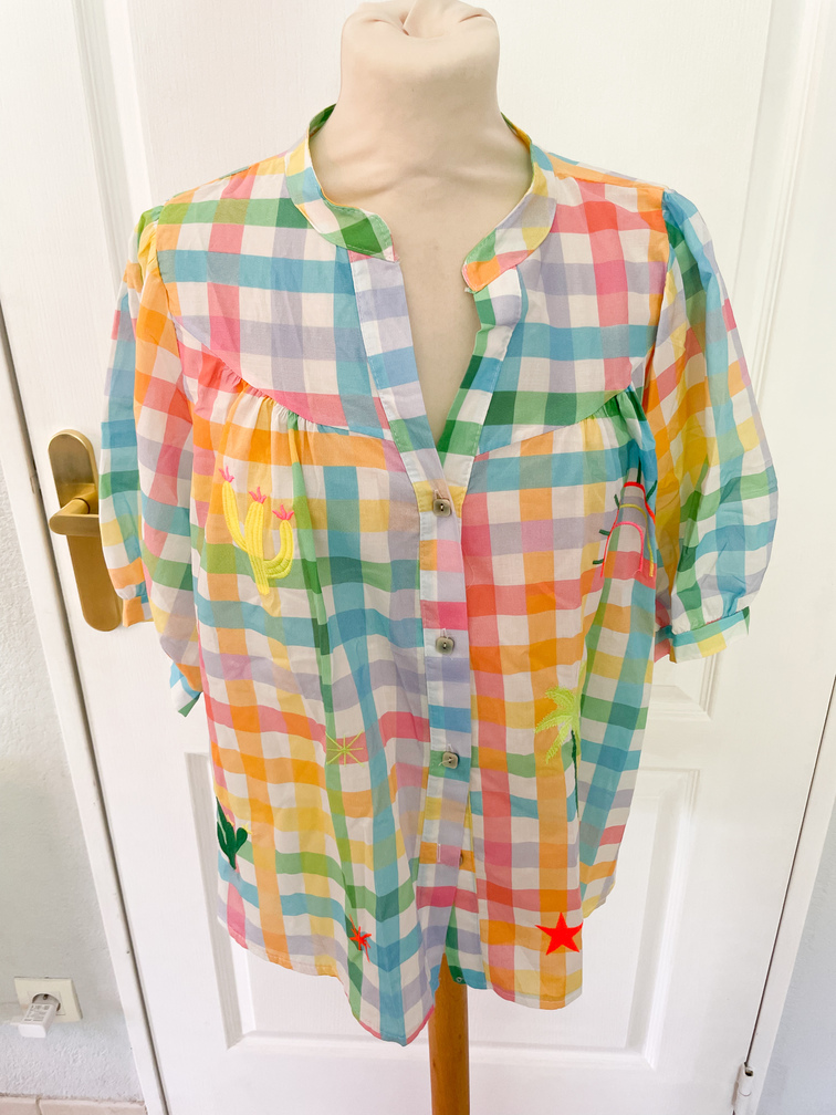 tunique madras brodé 36/46