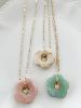 collier Lili rose doré