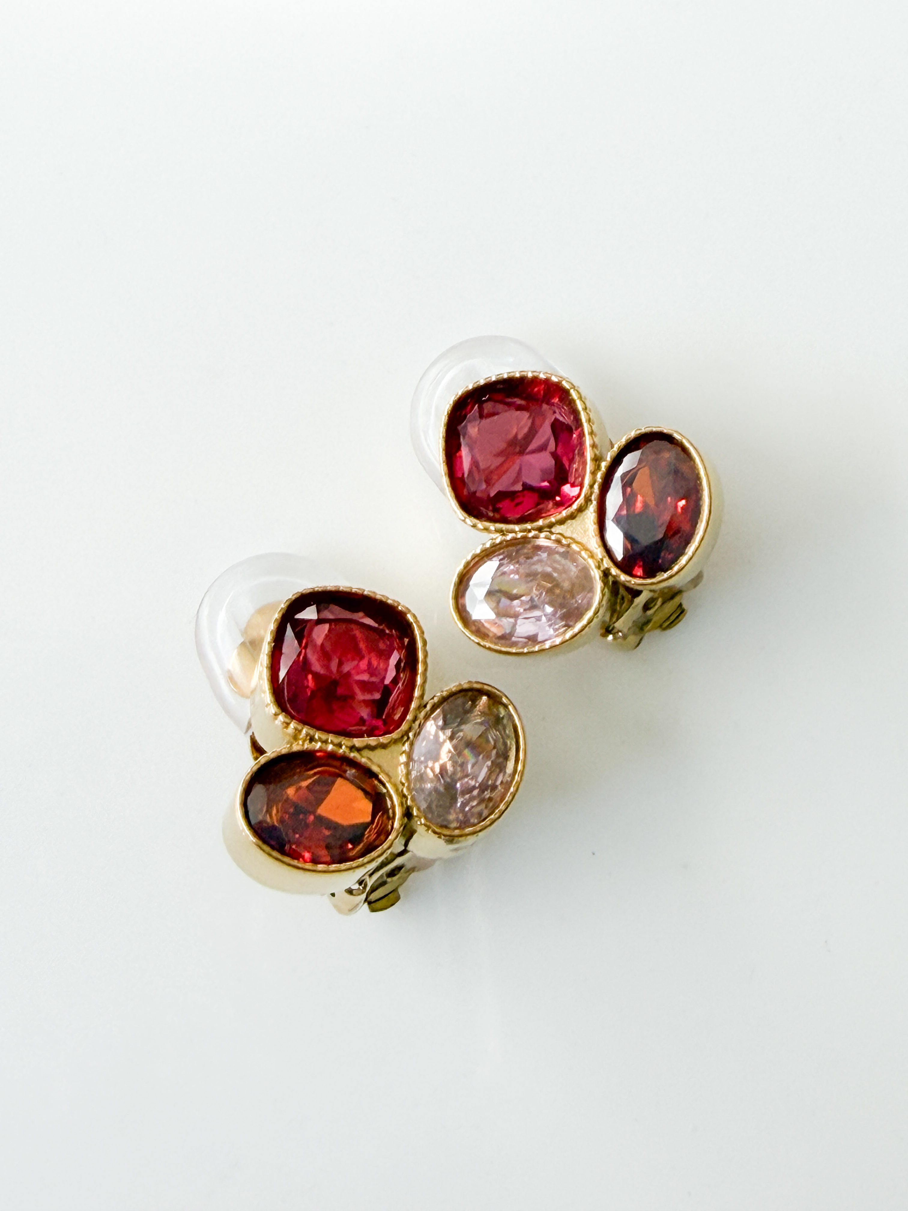 Boucles CLIP Mimi rose doré