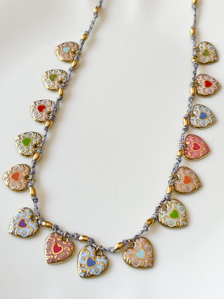 Collier Louise multi doré