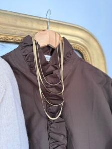 Chemise marron taille M capsule Cricri