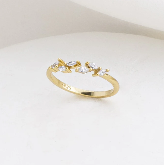 bague Fiori S M doré de Shlomit Ofir
