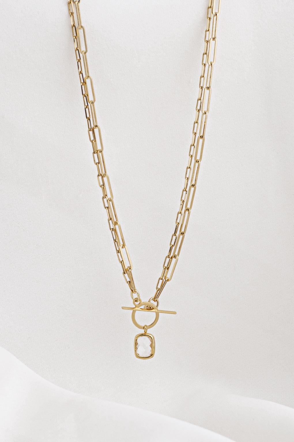 collier Vida blanc doré de Shlomit Ofir