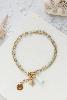 bracelet Mythos vert doré de Shlomit Ofir