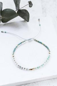 bracelet Sahara vert doré de Shlomit Ofir
