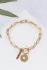 bracelet Atlantic blanc doré de Shlomit Ofir