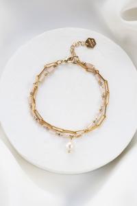 bracelet Alexa rose doré de Shlomit Ofir