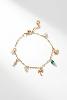 Bracelet Oasis charm doré de Shlomit
