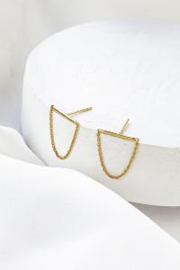 boucles Soho post doré de Shlomit Ofir