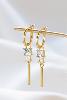 boucles Soho bleu doré de Shlomit Ofir