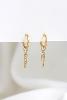 boucles Lexy blanc doré de Shlomit Ofir