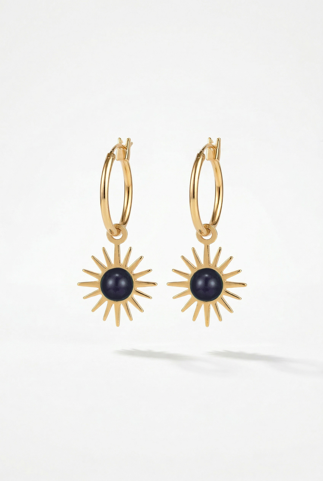 Boucles Siena  bleu doré de Shlomit