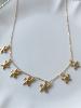 collier étoile de mer doré