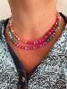 Collier Bonbon multi doré