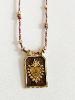 Collier Emma marron doré