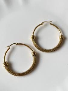 boucles créoles doré du Live