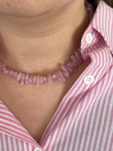 collier Abby corail doré