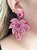Boucles Palmier rose de Mandalita