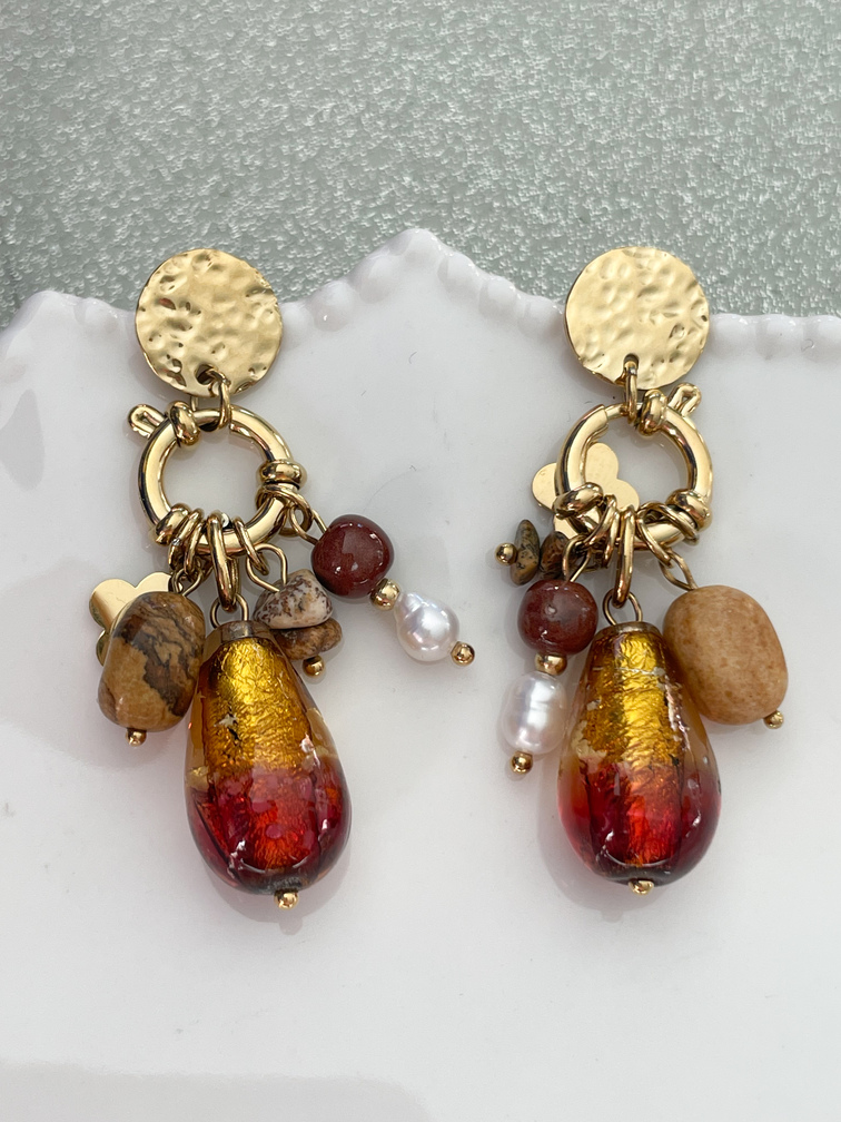 boucles Marielle bronze doré