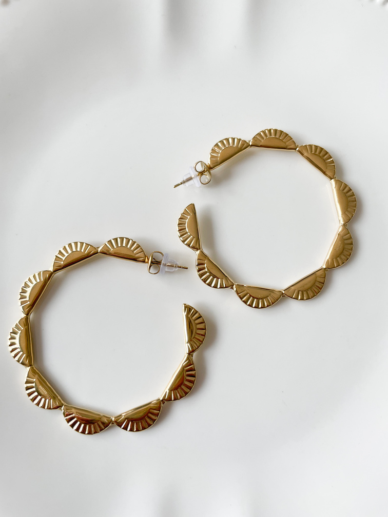 boucles Fanny doré