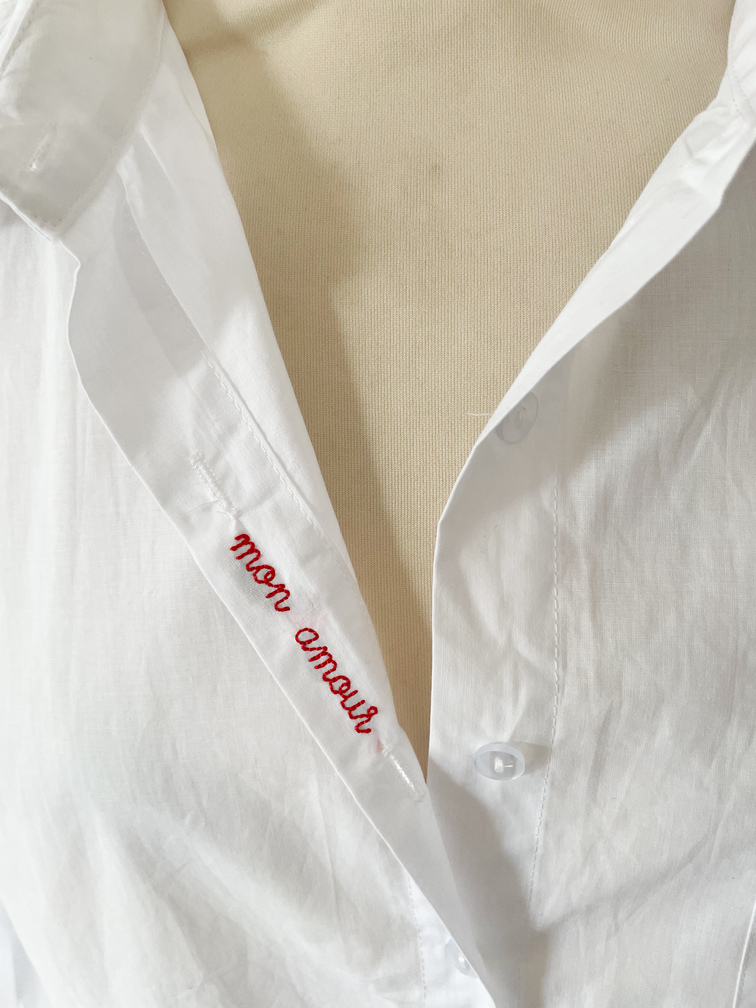 chemise Mon amour blanc 36/42