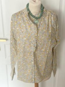 Chemise Season fleurs jaune 36/38