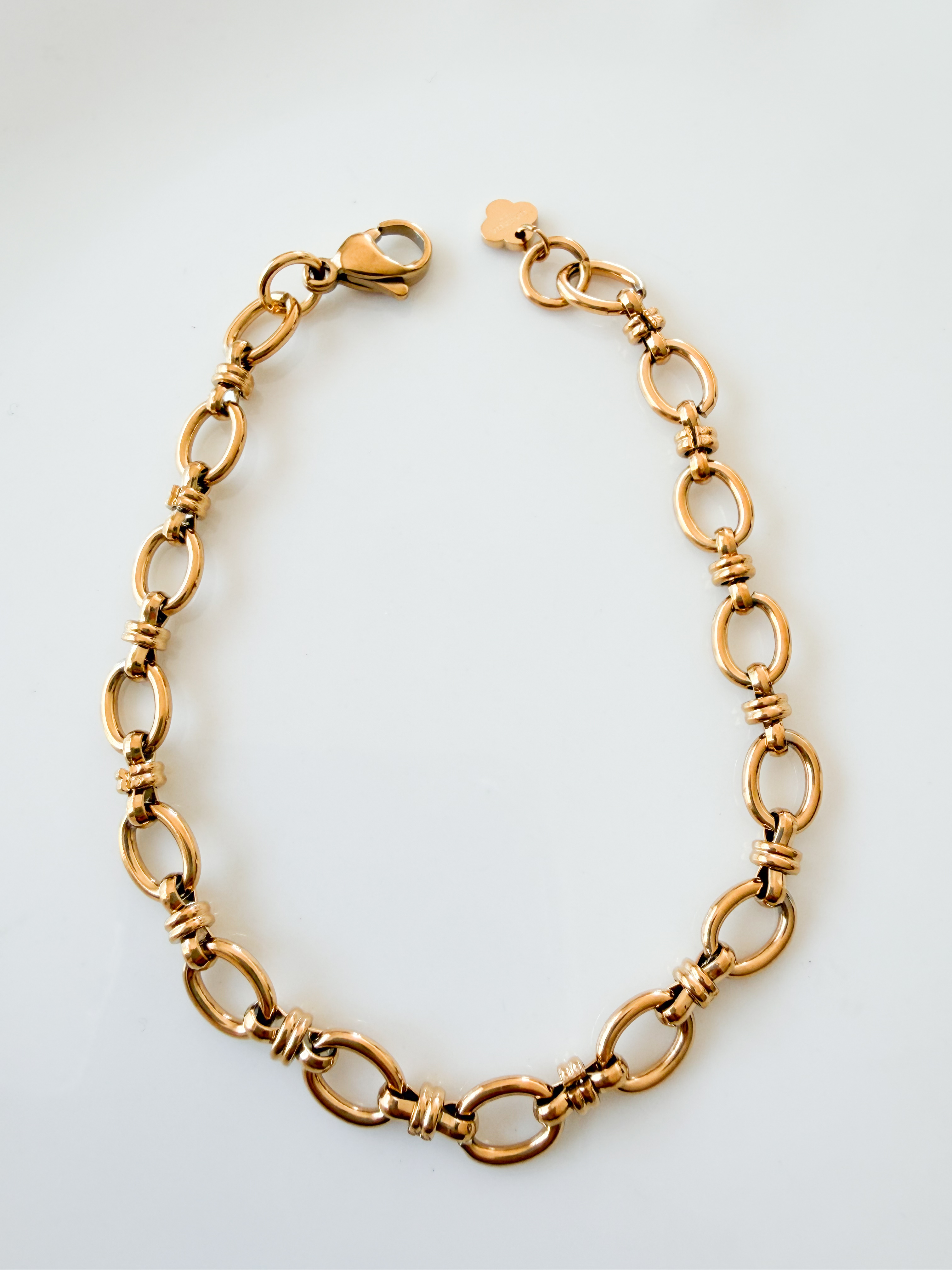 Bracelet mailles doré