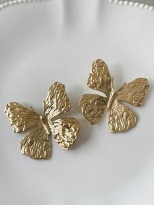 boucles Papillon doré